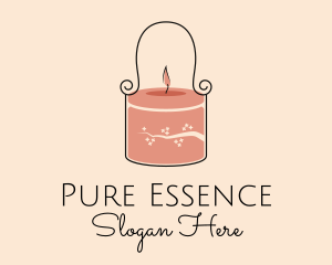 Scented Candle Relaxation logo design