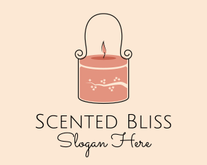 Scented Candle Relaxation logo design