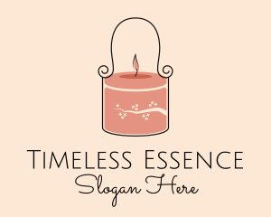 Scented Candle Relaxation logo design