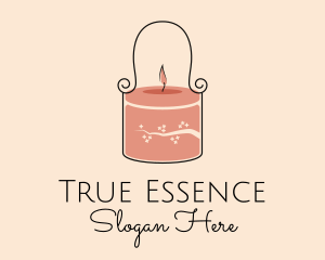 Scented Candle Relaxation logo design