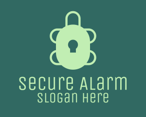 Turtle Security Lock  logo design