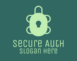 Turtle Security Lock  logo design