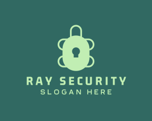 Turtle Security Lock  logo design