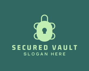 Turtle Security Lock  logo design