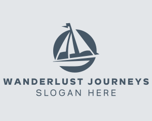 Maritime Sailing Sailboat Logo