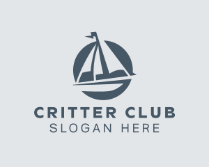 Maritime Sailing Sailboat logo design