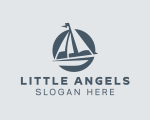 Maritime Sailing Sailboat logo