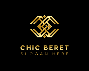 Modern Luxury Letter C logo design