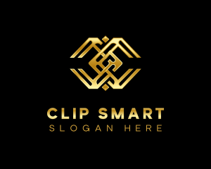 Modern Luxury Letter C logo design