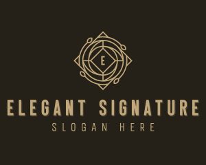 Upscale Artisanal Studio logo design