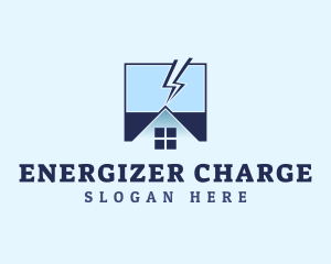 House Electricity Energy logo design