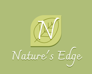 Nature Wellness Leaf logo design