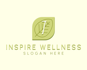 Nature Wellness Leaf logo design