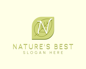 Nature Wellness Leaf logo design