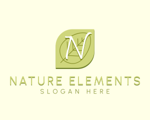 Nature Wellness Leaf logo design