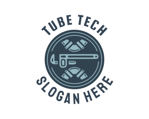 Pipe Wrench Tools logo design