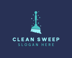 Housekeeper Clean Broom logo