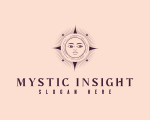 Interstellar Mystical Moon logo design