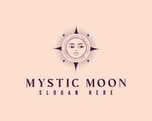 Interstellar Mystical Moon logo design