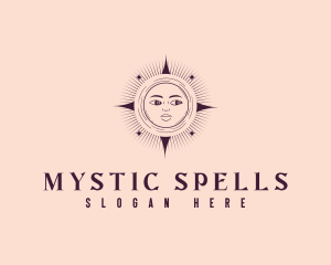 Interstellar Mystical Moon logo design