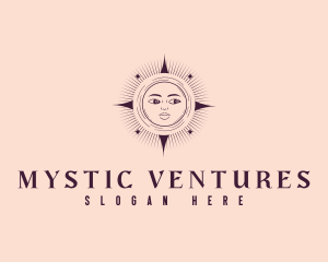 Interstellar Mystical Moon logo design