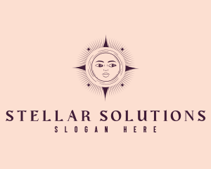 Interstellar Mystical Moon logo design