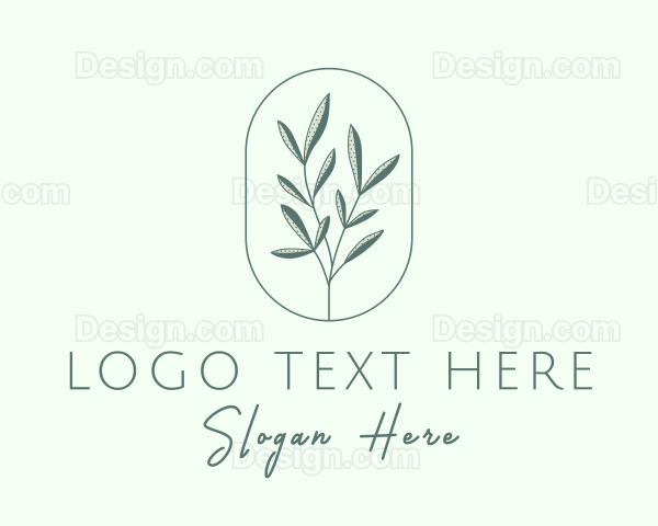 Nature Garden Plant Logo