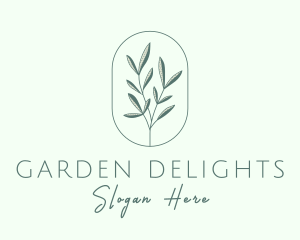 Nature Garden Plant logo design