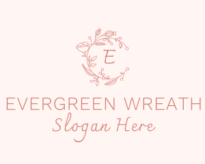 Spa Floral Wreath logo design