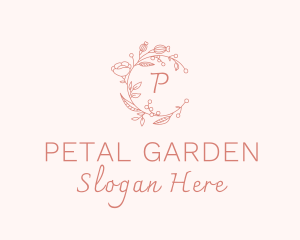 Spa Floral Wreath logo design