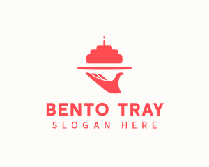 Birthday Cake Waiter logo design