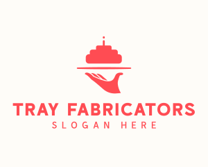 Birthday Cake Waiter logo design