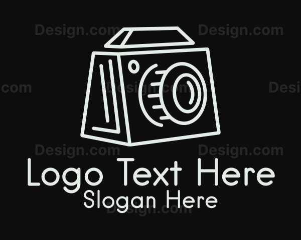 Minimalist Box Camera Logo