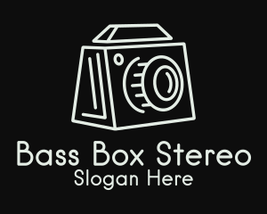 Minimalist Box Camera  logo design