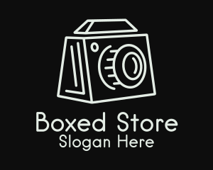 Minimalist Box Camera  logo design