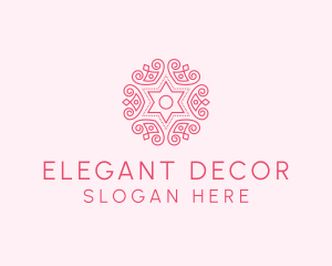 Decorative Flower Boutique logo design