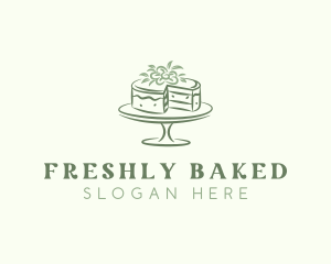 Floral Dessert Cake logo design