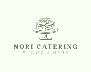 Floral Dessert Cake logo design