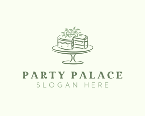 Floral Dessert Cake logo design