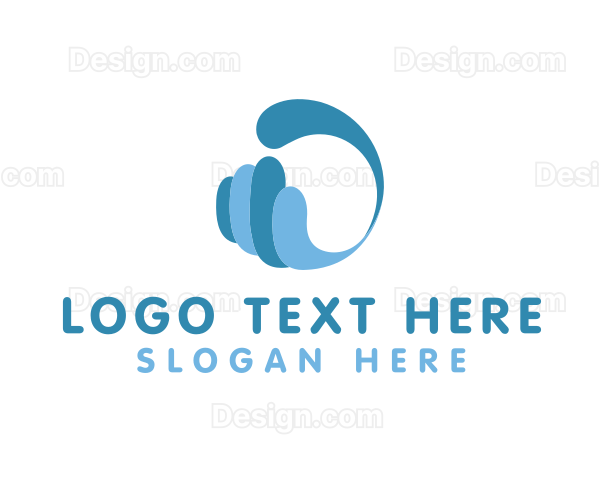 Marketing Business Hand Logo