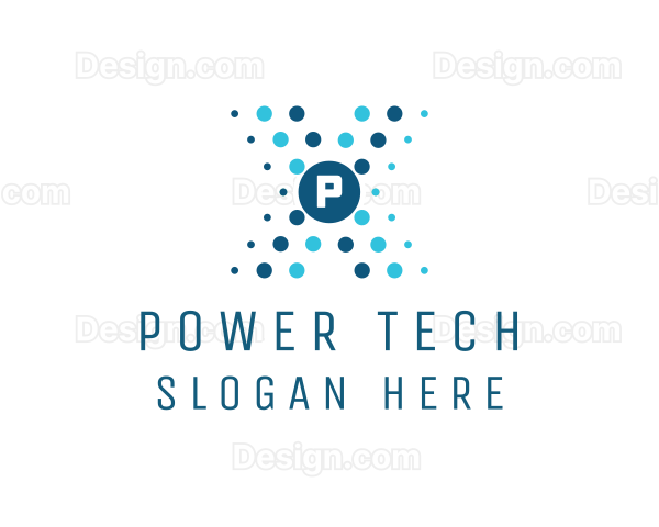 Futuristic Tech Business Logo