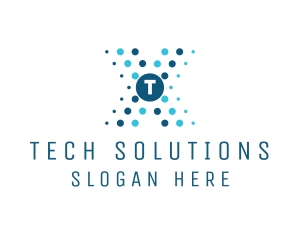 Futuristic Tech Business logo design