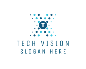 Futuristic Tech Business logo design