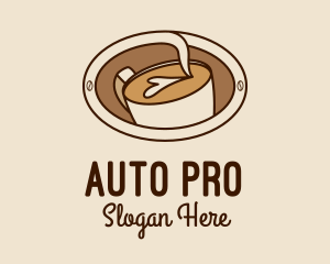 Latte Coffee Art  logo