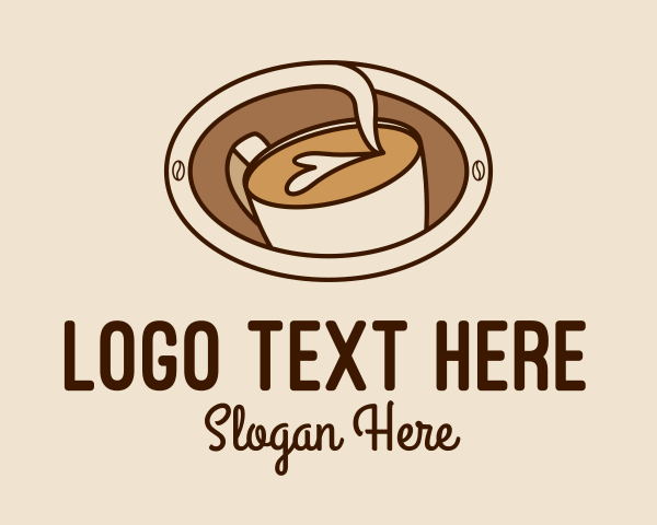 Coffee Machine logo example 3