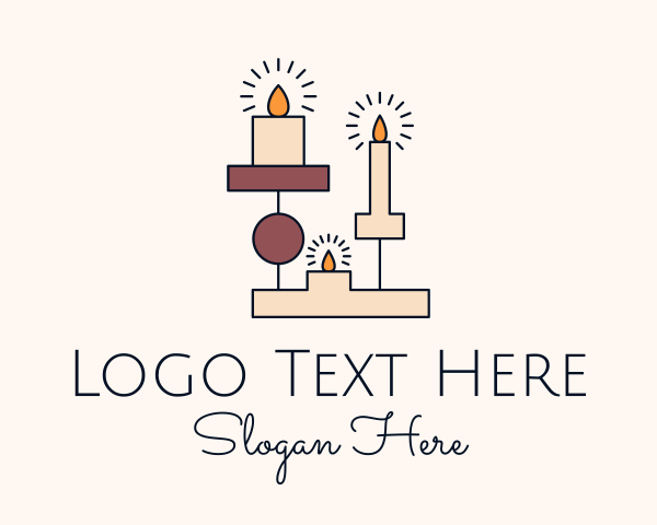 Religious Boho Candle logo