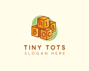 Preschool Toy Block logo design