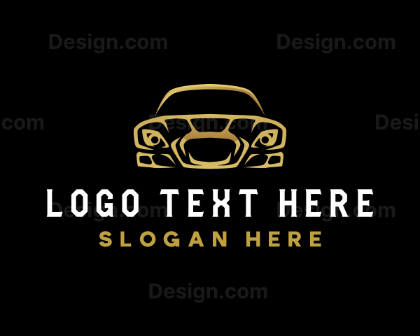 Sedan Vehicle Detailing Logo