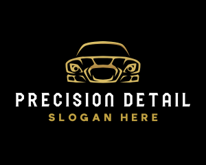 Sedan Vehicle Detailing logo design