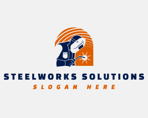 Mechanic Welding Fabrication logo design